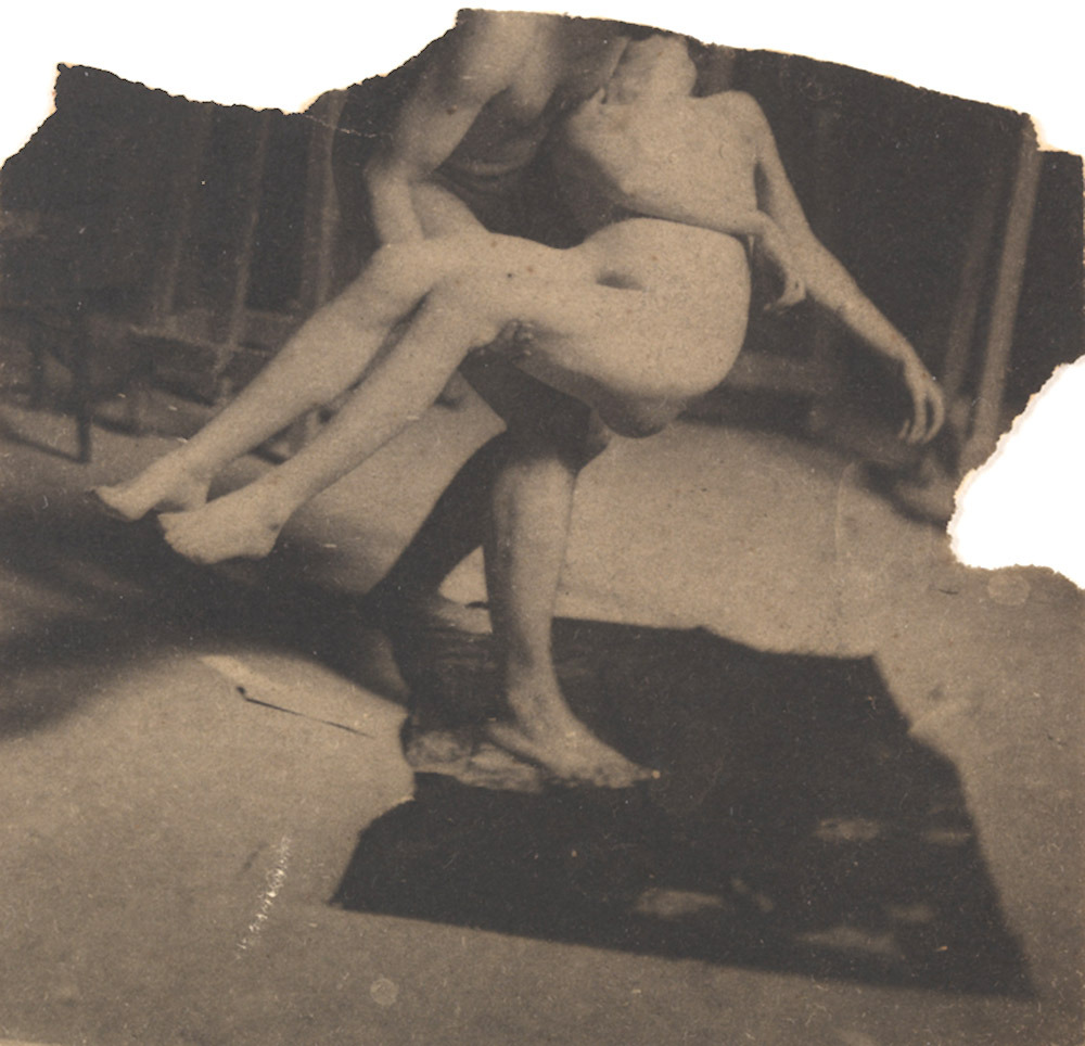 delicieuxchaos:  Circle of Eakins -Thomas Eakins nude, lowering nude female to the