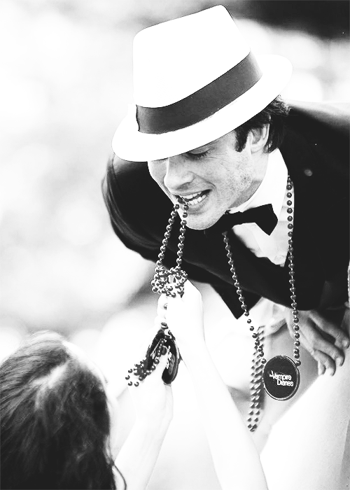 Ian Somerhalder rides a float in the 2014 Krewe Of Endymion Parade in New Orleans (March 1, 2014)