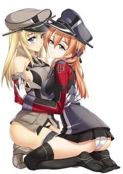 akira-europe:  ass bismarck (kancolle) kantai