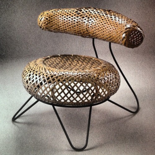 b22-design:  Isamu Noguchi and Isamu Kemochi - “Bamboo Basket Chair” - 1950 