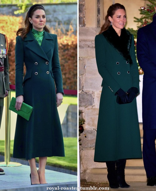 Duchess of Cambridge - royal recyclingMarch 2020 Ireland  / December 2020 Windsor