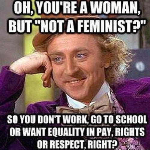 sasssuhfrasss:  megnesiums:  jenna-la-vida:  diasoleado:  Why I need feminism.  Everything in one thing right here  Not one to reblog these kinds of posts but this is one I actually agree with  The last picture   *gender equality.