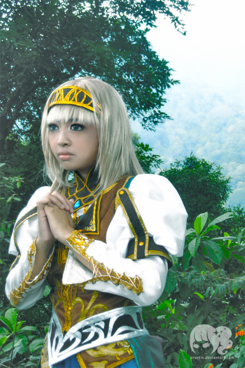 Alicia of Dipan ~ Valkyrie Profile 2 SilmeriaOne of my fave costume <3. All of embroideries are d