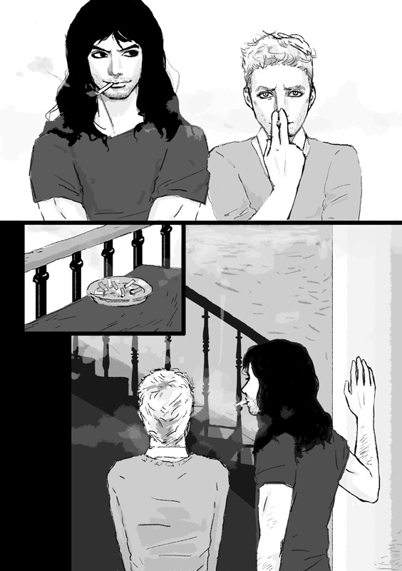 daisiesofmadness:  sample.. more like a practice cut for kili/fili au comics my friends