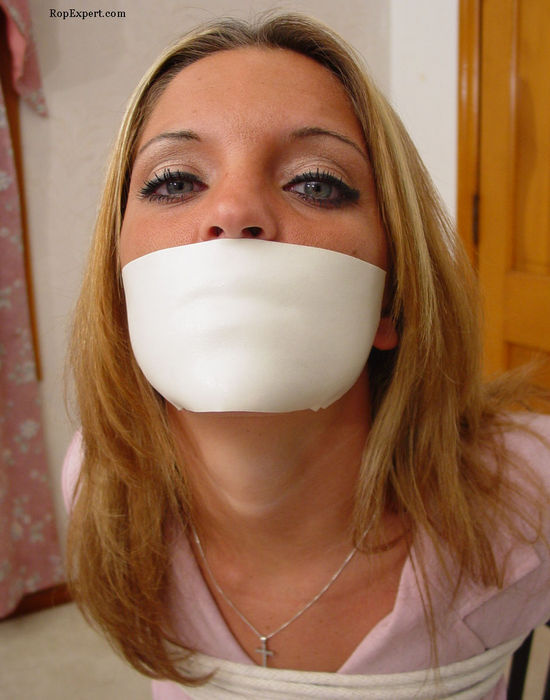 coscorella:  Tape Gagged Damsels Portrait GalleryÂ  1) Kiera Â  2) Ashley Â 