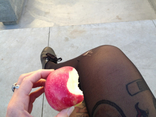 The apple and the tights adult photos