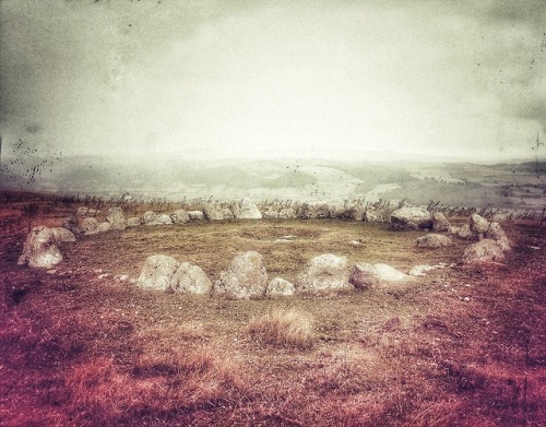 Moel Ty Uchaf Stone Circle, nr Llandrillo, Wales, 10.8.18.This is the very first time I&rsquo;ve vis