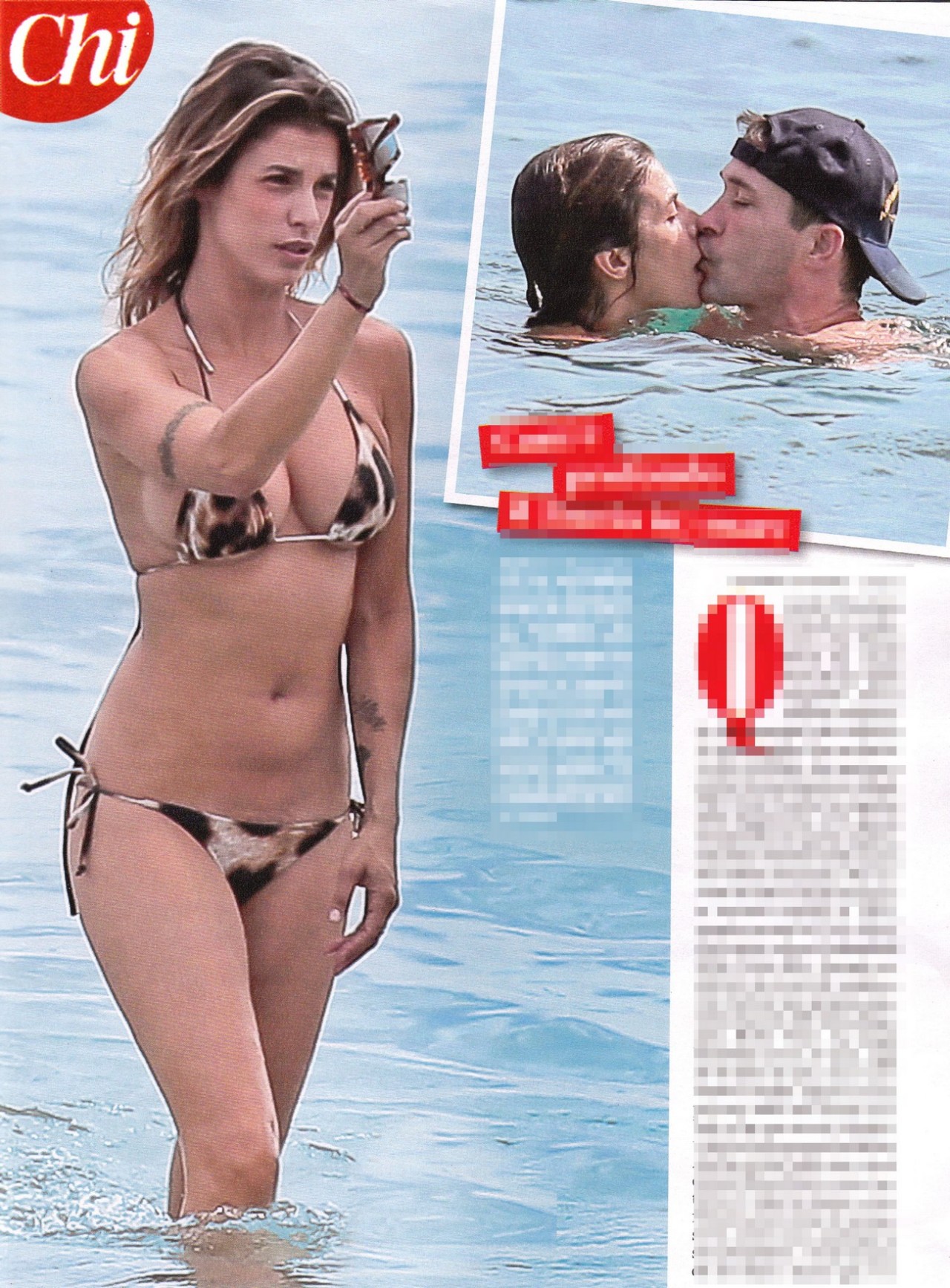 toplessbeachcelebs:  Elisabetta Canalis (Italian Actress) topless in Sardinia (July