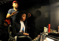 ikonicgif: Normani Kordei of Fifth Harmony backstage at the launch of their first album in LA 