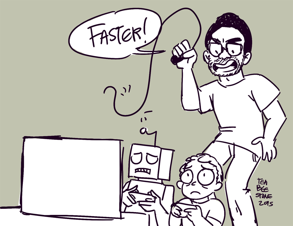 teabeestone:  This past RT Podcast doodles!! (06 01 2015)1. Gus is stubborn over