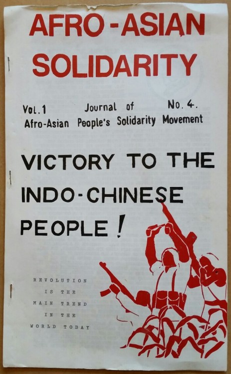 radicalarchive: ‘Afro-Asian Solidarity’, Afro-Asian People’s Solidarity Movement, 