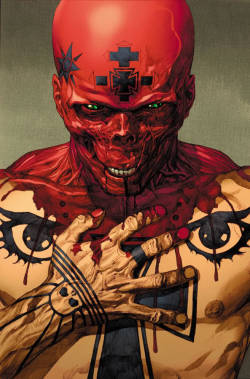 Ultimate Avengers Cover By Francis Leinil Yu, Portraying The Ultimate Red Skull. 