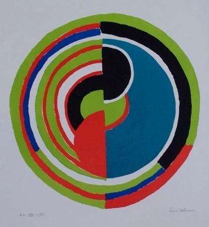 Abstract Swirl, 1970, Sonia DelaunayMedium: lithography,paper