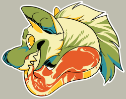 jincow:  making stickers for anthrocon O: