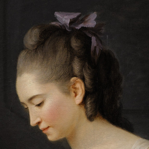 hergracesathenaeum:Portrait of a Violinist (1773) Anne Vallayer-Coster