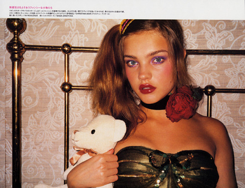 dietcocainekate: Vogue Japan, August 2001 Natalia Vodianova by Terry Richardson 