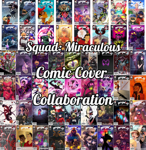 wiggle wiggle eyebrows — lyradaisical: Squad Miraculous: Comic Cover