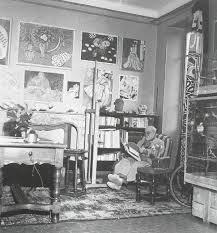 huariqueje:    Matisse’s Studio , Vence   1945-46 -   Damian Elwes   British