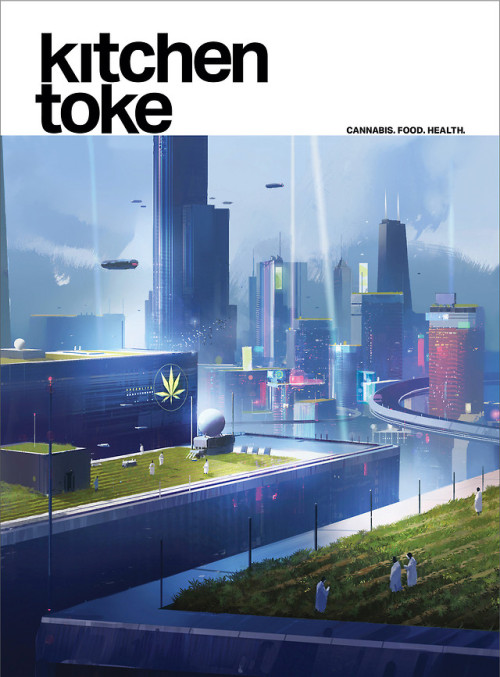 &ldquo;The Future Is Now&rdquo; Magazine CoverCover Illustration for KitchenToke magazine wi