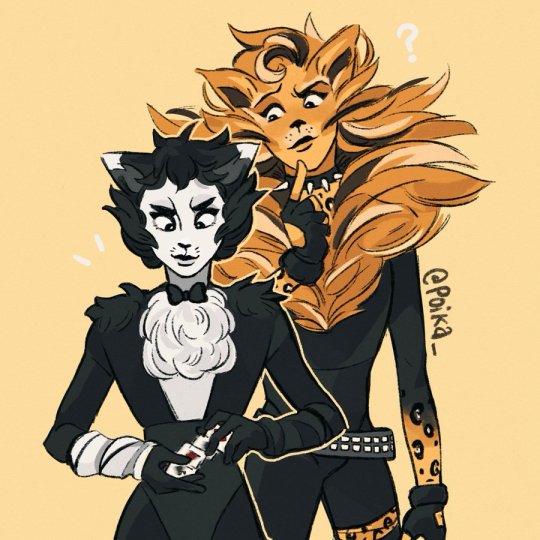 rum tum tugger: what card trick is this? its very impressiveย mistoffelees: im just shuffling them...๐ฌ