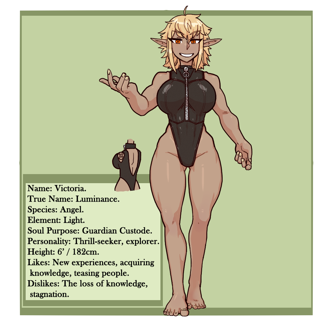 tenkaboutholes:  tenkaboutart:Character Design patron request 