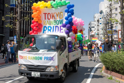 teacupnosaucer:  tokyo-fashion:  Just posted my first 100 pictures from the 2015 Tokyo Rainbow Pride Parade on Flickr! Will try to finish editing the rest tomorrow.  tagging tanknaka for qt wheelchair couple!