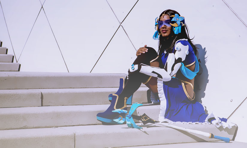myriammcfly: Magical Girl Symmetra Cosplay Series: Overwatch Worn &amp; made