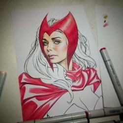 A bit more #ScarletWitch #ElizabethOlsen