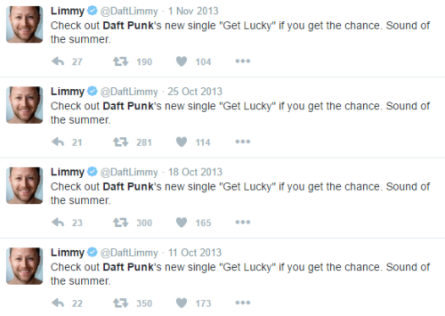 culexus: Check out Daft Punk’s new single “Get Lucky” if you get the chance. 