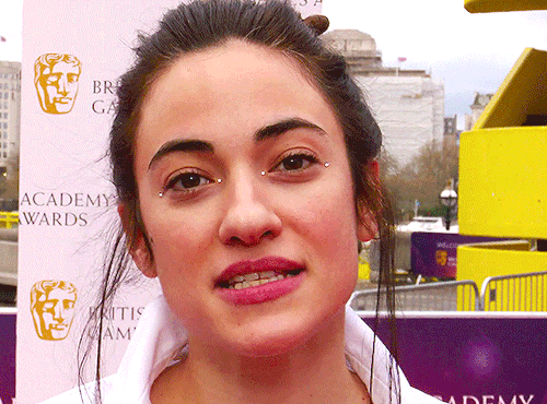 mikaeled:Melissanthi Mahut interviewed at the 2019 BAFTA Games Awards