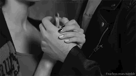 Art & Soul on Tumblr: Image tagged with gif, touching hands, hold hands