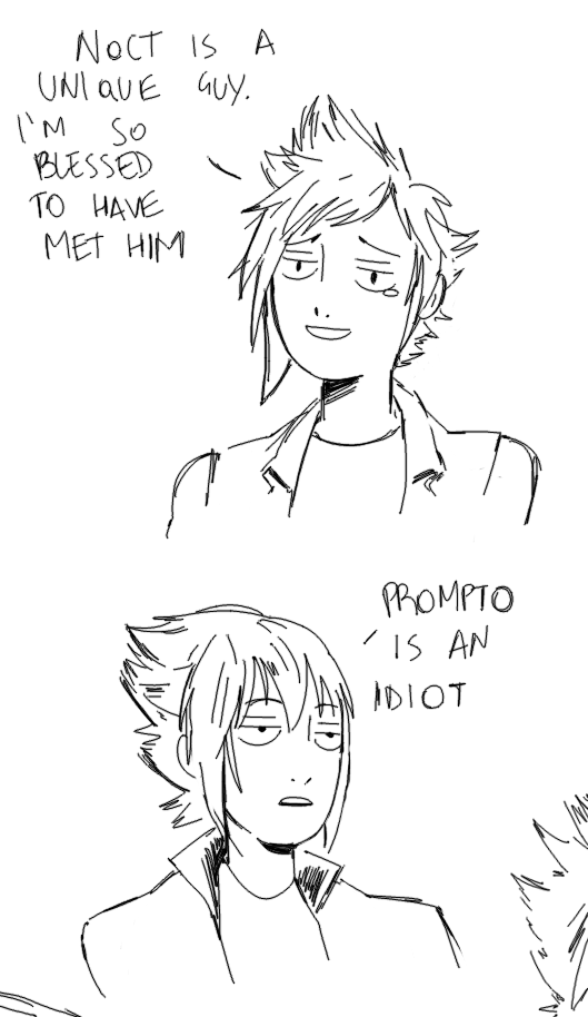 claraenced:  my comicity: I take humor from other shows and apply it to square enix