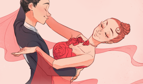 kayapouf:A preview for my page @ballroomzine!  Go check em out - I’m so excited for everyone’s pages