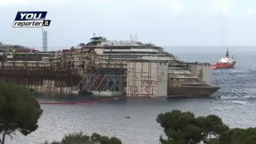 The Costa Concordia is almost ready for her final voyage. (2006-2012)