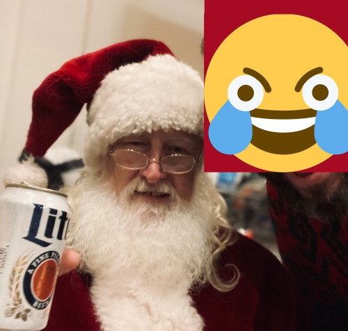 weirdchristmas:My neighbor knows how I waste my time. He was at a Christmas party tonight where they