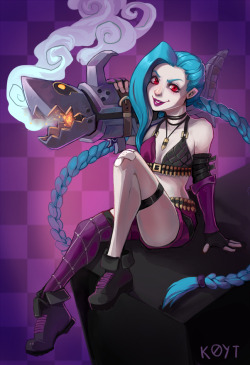 koytarts:  been wanting to draw Jinx ever