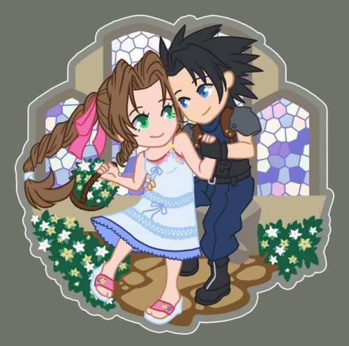 Final Fantasy couples keychains for Kupocon.