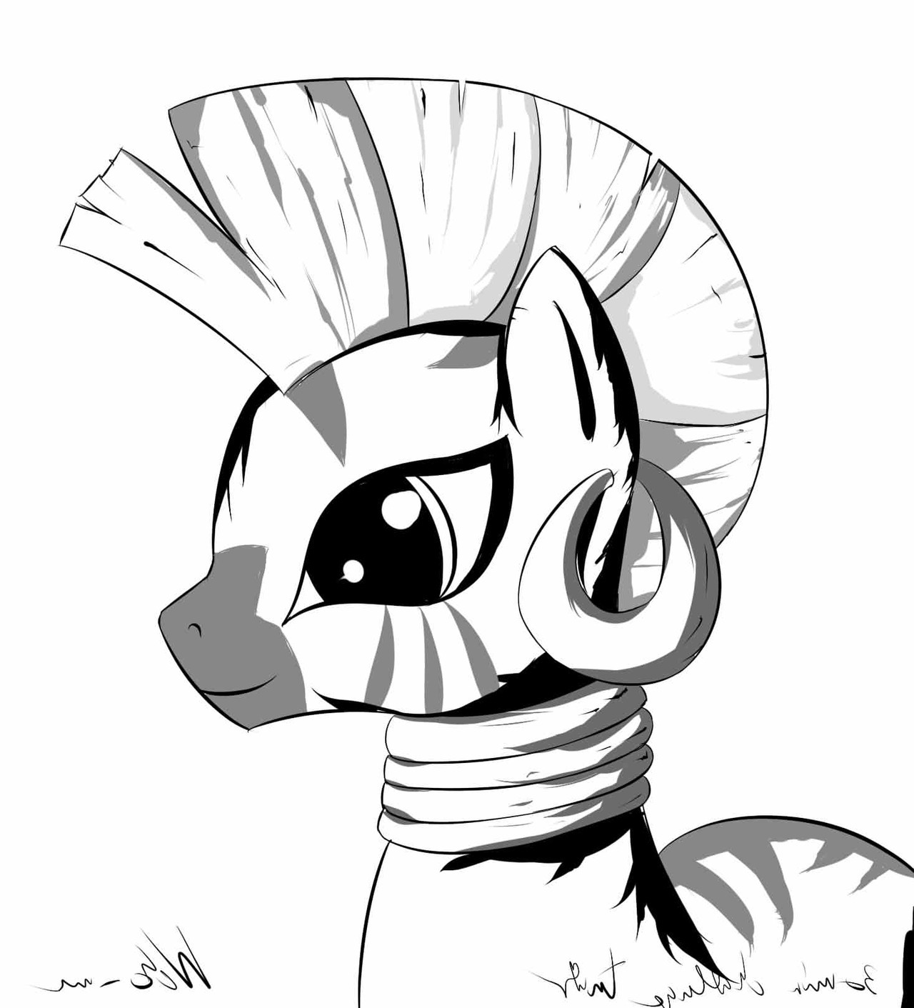 30minchallenge:  SFW.  Zecora~ &lt;3