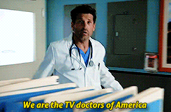 ekjohnston:  outtagum:   WATCH: Some of TV’s best fake doctors are back to get
