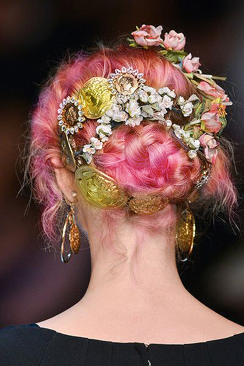 Sex tothecomrades:  Dolce Gabbana ss14 + hair pictures