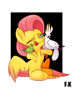 fluttershythekind: Pretty Birds I’ve been feeling like I’ve been in a bit of a rut with my artwork lately, but I thought it was well past time that I finished a nice My Little Pony piece, that wasn’t just a quick doodle ^^;  All that said, I’m