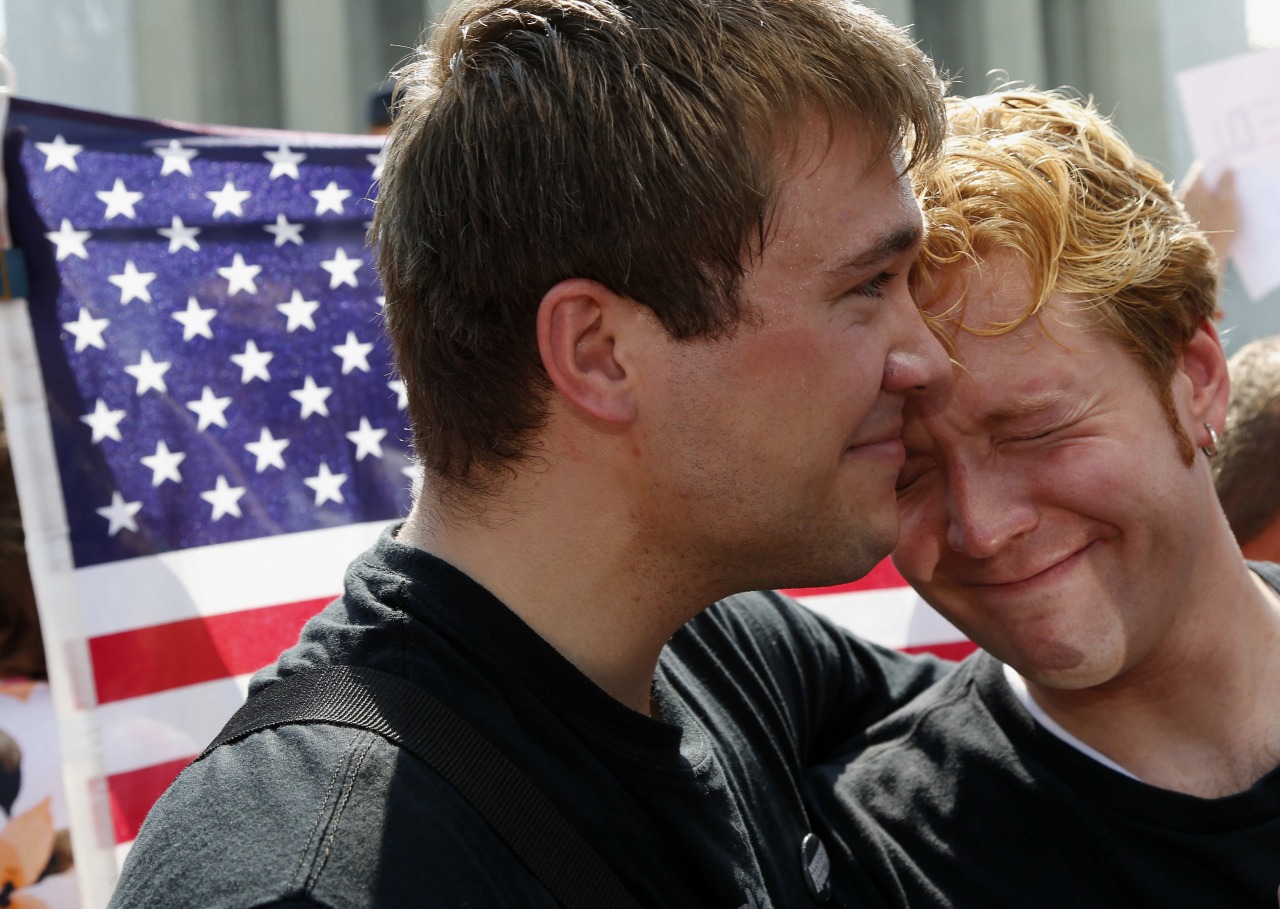 shadesandgoldbullets:  latimes:  Scenes of celebration following today’s rulings