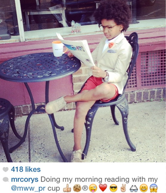 freekahzoid:  thoughtsofablackgirl:  That Boy’s Sharp! Meet Cory Nieves. The most