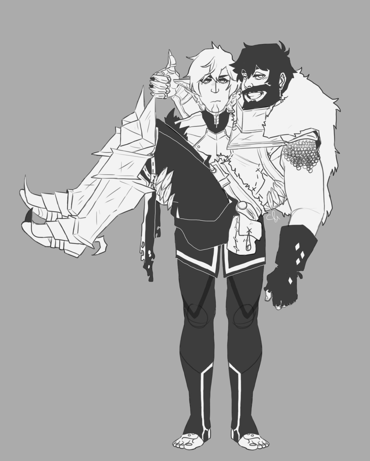 garretthawke:    okay but fenris picking up garrett hawke bridal style without struggling