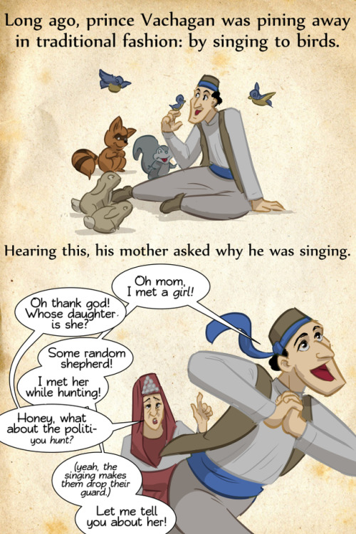 all-made-of-stardust: rejectedprincesses: Anahit: The Queen Who Made the King Get a Job (Armenian 