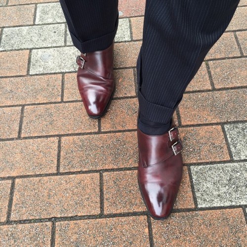 John Lobb chapel claret museumcalf #johnlobb #chapel #doublemonk #doublemonks #shoeporn #shoesofthed