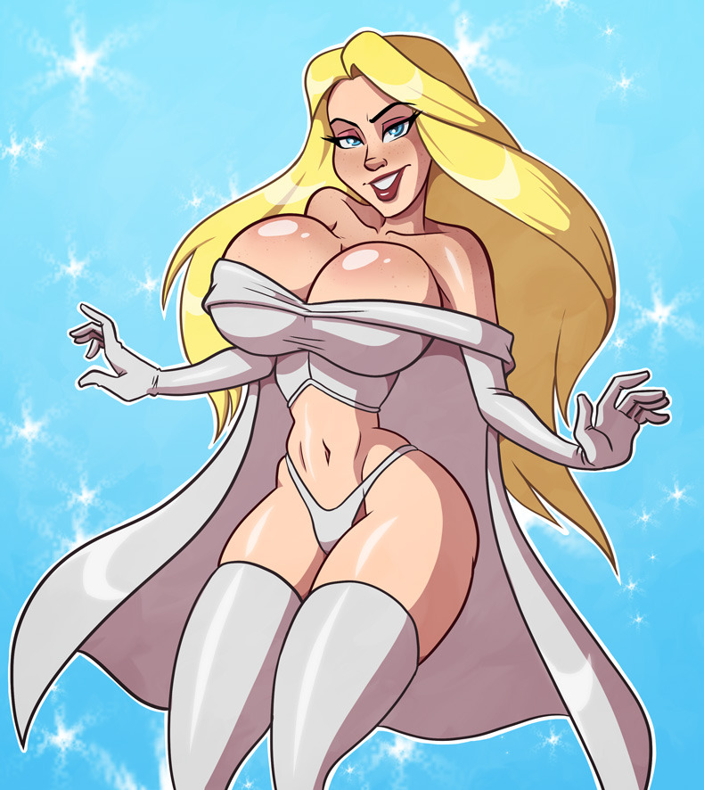 phazyn: Here’s today’s Pinup, Emma Frost! Probably the most babelicious X-babe.