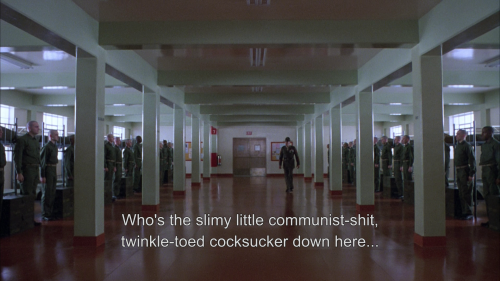  celluloidtoharddrives:  Full Metal Jacket (1987) Directed by Stanley Kubrick    