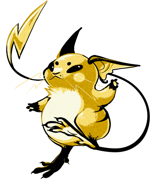 duckstapler:Pokemon #25 and #26: electric rat with a lot of merchandise and electric rat with not en