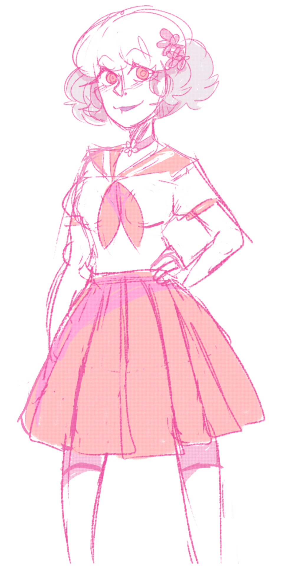 slbtumblng:  satsuci:  ok but has anyone ever drawn ragyo as a teenager  ♥ ~ Sweets